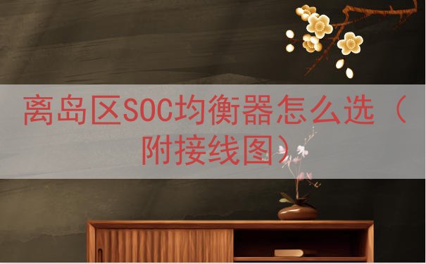 离岛区SOC均衡器怎么选（附接线图）